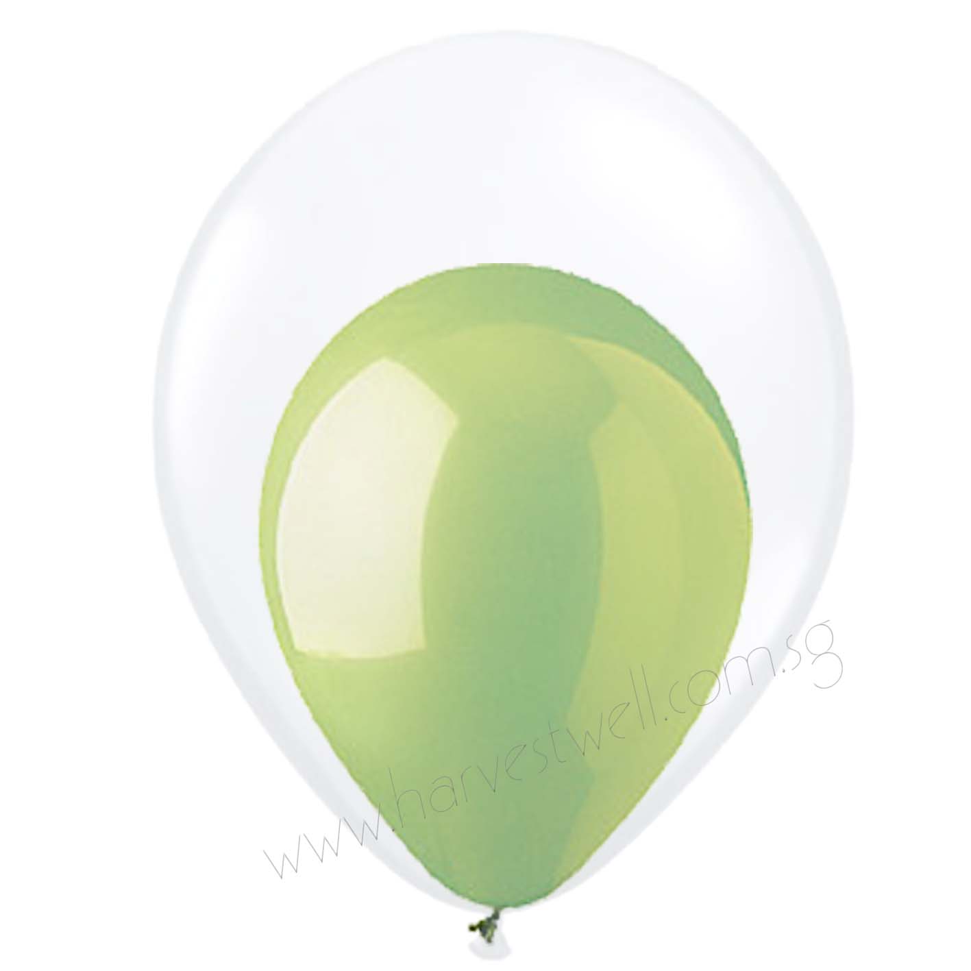 Lime Green Balloon In Balloon